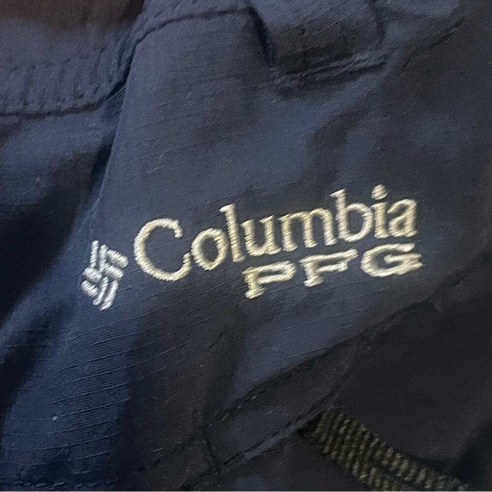 Columbia Omni-Shade PFG Navy Blue Convertible Pants Size 14 - Picture 4 of 6